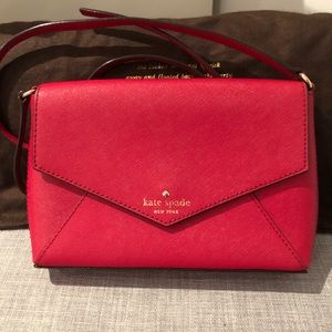 Kate Spade Red Large Cedar Street Monday Bag
